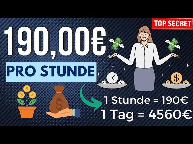 Verdiene 190,00€ PRO STUNDE (selbst wenn du pleite bist) Online Geld verdienen OHNE Startkapital