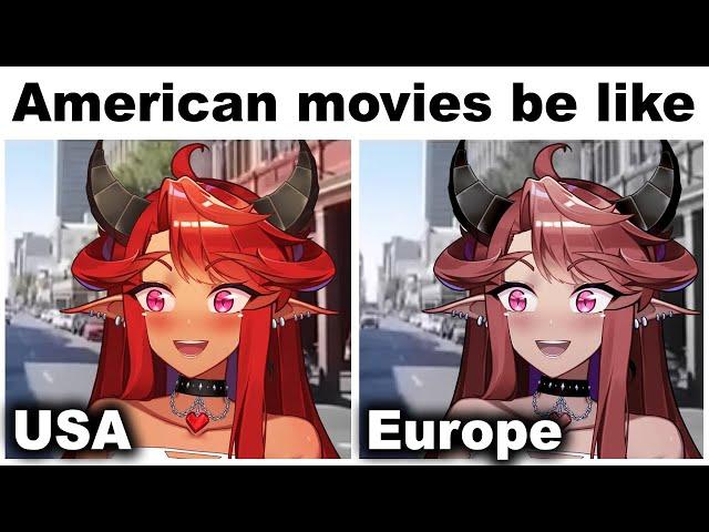 EUROPEAN Reacts to USA VS EUROPE MEMES