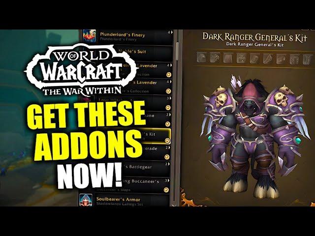 Best Addons For Farming Transmogs, Mounts & More! WoW The War Within | Transmog Guide