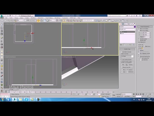 Уроки 3Ds Max. Где применять sweep в 3D Max. Шпаргалки часть 20. Проект Ильи Изотова.