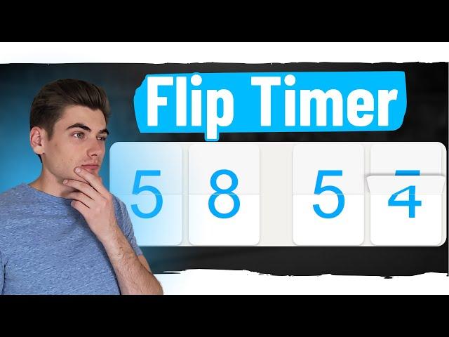 Can I Create This Complex 3D Countdown Timer Animation?