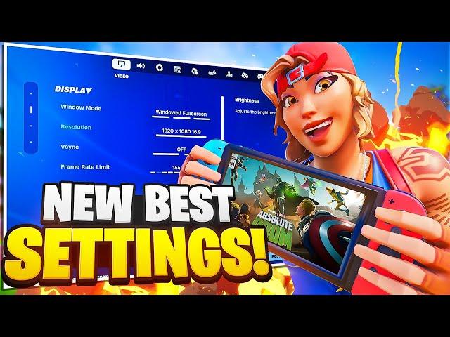 *UPDATED* BEST Nintendo Switch SETTINGS + Sensitivity Guide! (Fortnite Settings Explained)