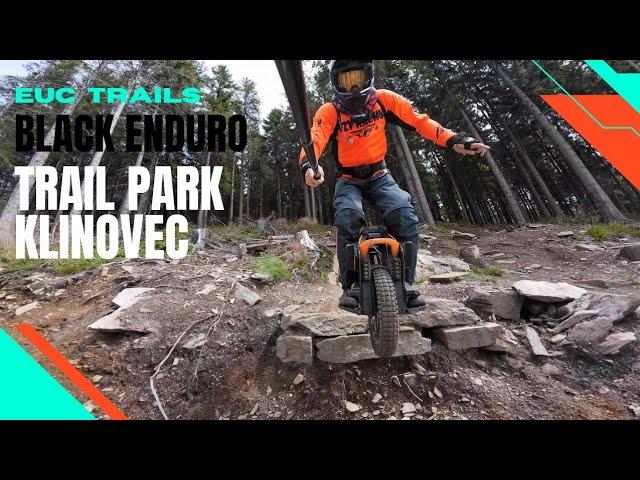 Trail Park Klinovec. EUC Trails. Black Enduro Line "ILLEGAL".