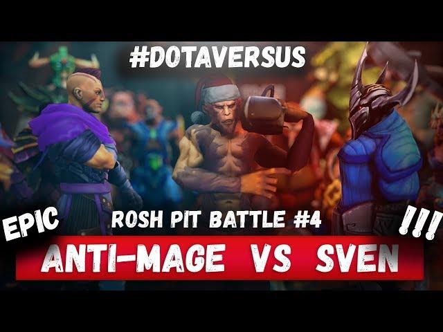 ROSH PIT BATTLE #4 | ANTI-MAGE vs SVEN | DOTA VERSUS RAP BATTLE