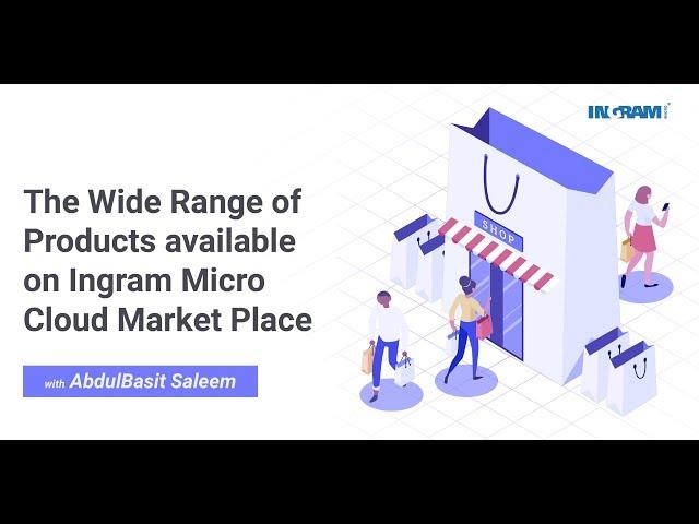 What are the cloud products available on Ingram Micro Cloud Marketplace