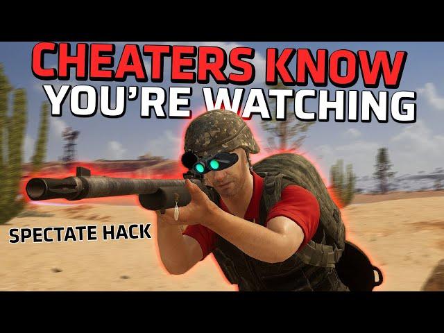 CHEATERS KNOW YOU'RE WATCHING THEM - Evidence of "spectate hack" - PUBG