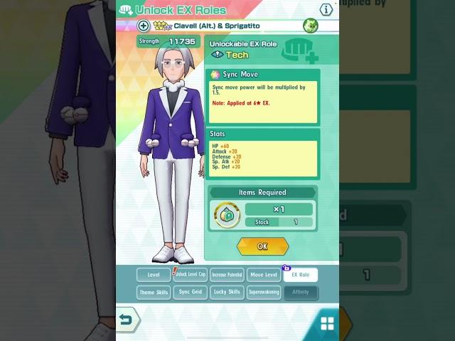 Pokémon Masters EX Pokemon Masters EX 6*EX 5/5 Tech Cake Clavell and Sprigatito
