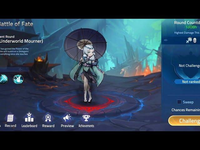 Mobile Legend Adventure Kagura(Underworld Mouner) Boss Challenge