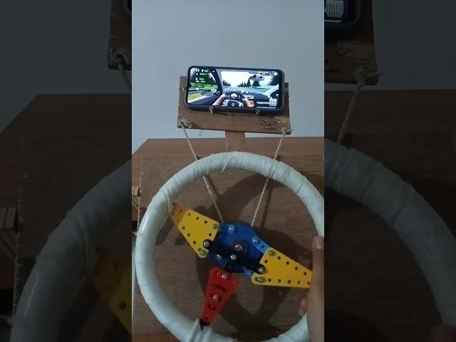 I make a steering wheel for car game 