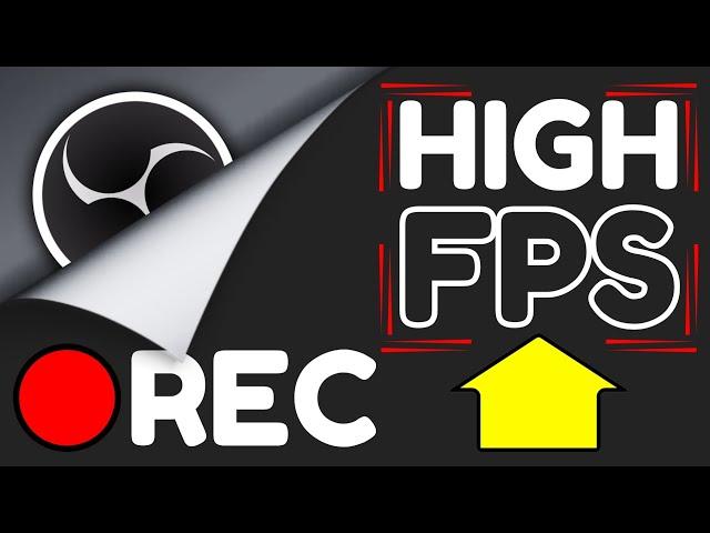 How to Record High FPS for Smooth Slowmotion Edits [OBS Tutorial]