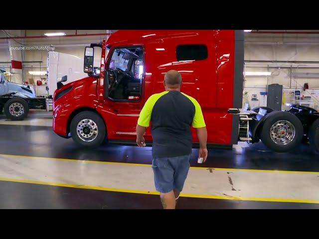 Сборка грузовиков Volvo в США / Assembly of Volvo trucks in the USA