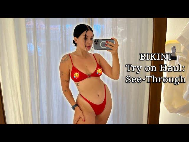 Bikini Try-On Haul: Exploring Transparent Swimwear Styles