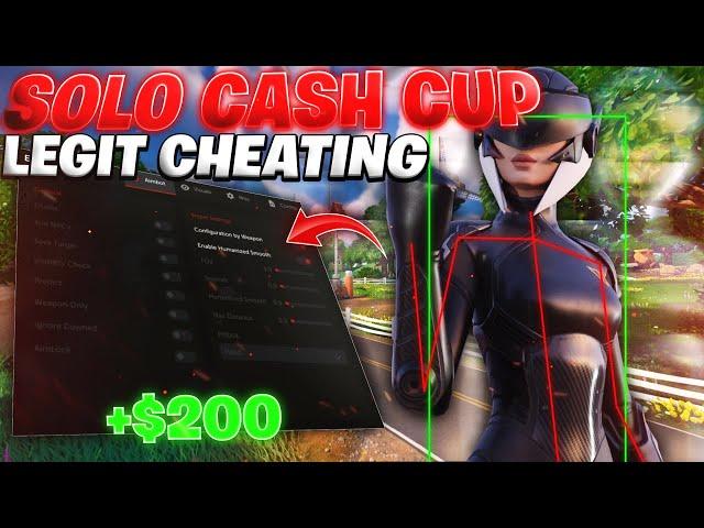 CHEATING With The BEST Fortnite CHEAT in Solo Cash cup …  ($100)