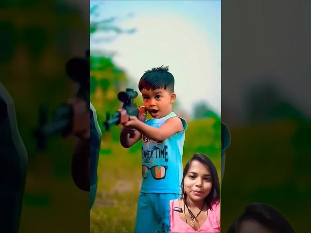 Beta baap pe gya hai  #vishal #vishalsinghrajput #naina #trendingshorts #video #cutebaby #shorts