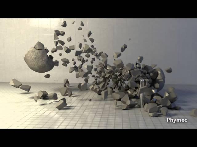 Voronoi Fracture and Shatter Lab Tests - Blender & Bullet Physics