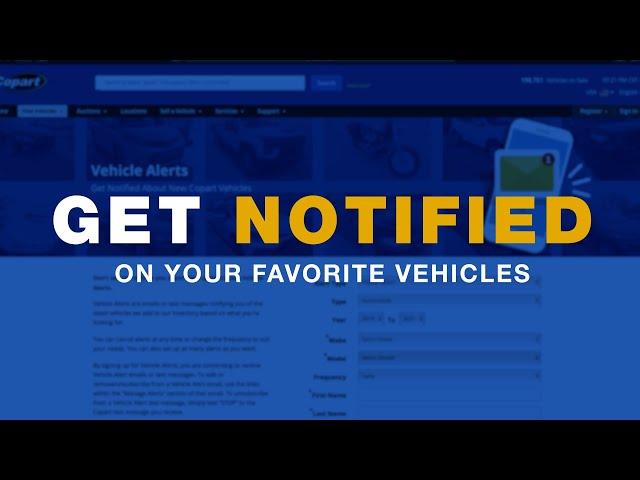 Copart Auto auctions | Vehicle Alerts