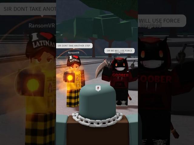 SIR DON'T TAKE ANOTHER STEP  in The Strongest Battlegrounds ROBLOX #shorts