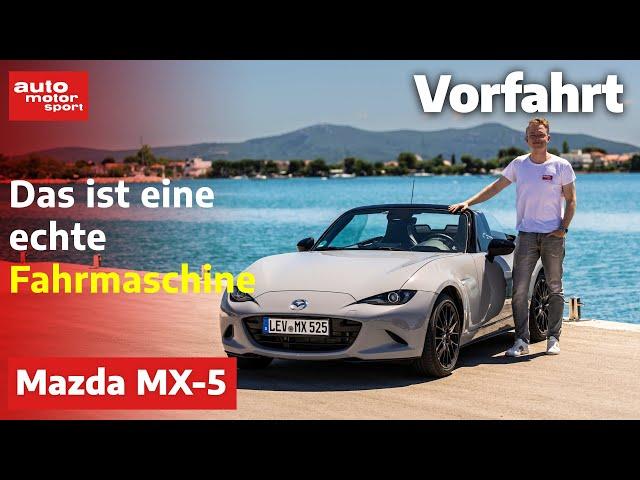 Mazda MX5: Facelift ohne viele Änderungen – Vorfahrt (Review) | auto motor und sport