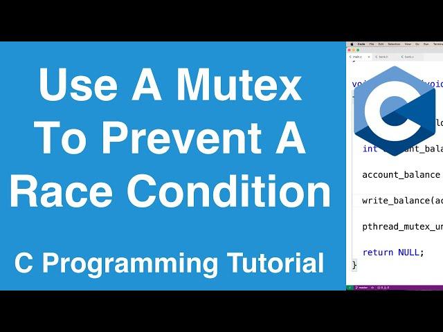 Mutex Introduction (pthreads) | C Programming Tutorial