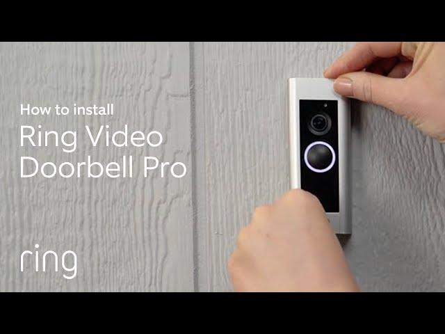 How to Install Ring Video Doorbell Pro | DiY Installation