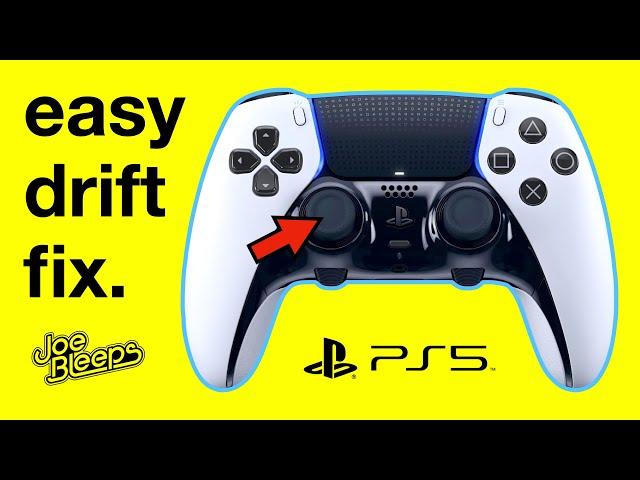 PS5 Controller Easy Drift Fix Guide