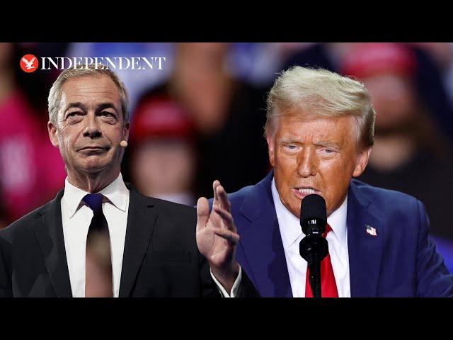 'Rebel' Nigel Farage gets special mention from Donald Trump