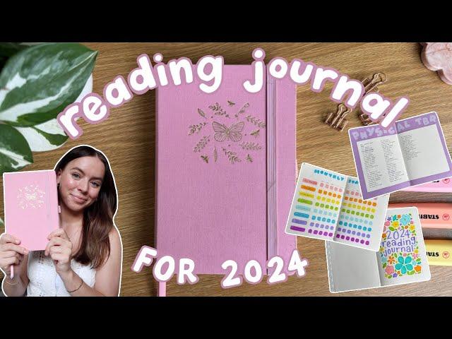 2024 reading journal set up! ️  (simple spreads)