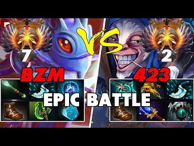 BZM (PUCK) Mid vs 423 (MEEPO) Carry - Epic Battle Of Top Dota 2 Players - Z Dota 2 Channel