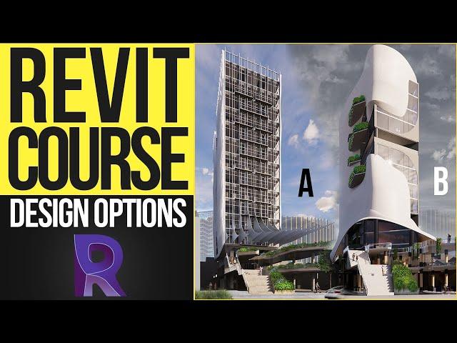 Revit Design Options Tutorial | Intermediate Revit Course 08
