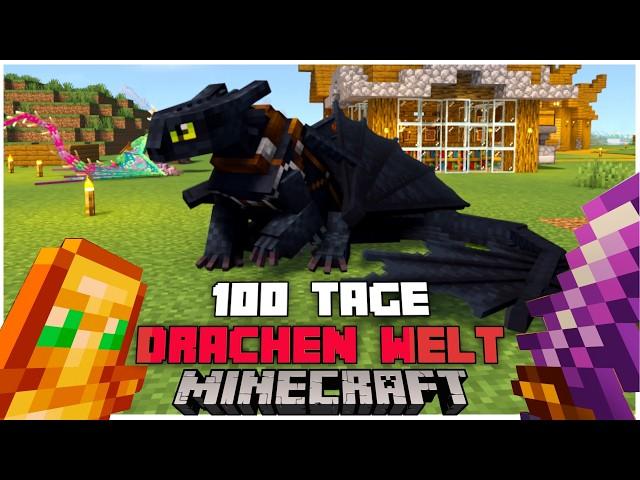 Ich Überlebe 100 Tage in Minecraft Mit Drachen und das ist Passiert