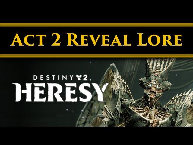 Destiny 2 Lore - Oryx, Xivu, The Court of Blades, Eris & The Nine! Heresy's Second Act Explained!