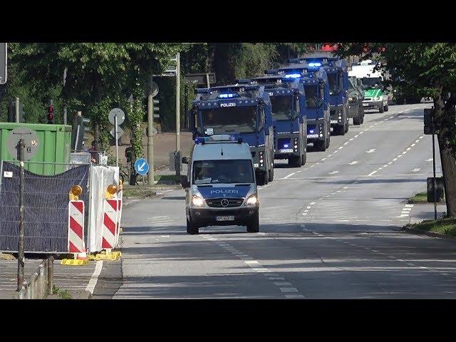 8x Wasserwerfer auf einmal - 3 WaWe-Einheiten (Hünfeld, Ratzeburg, Rheinland-Pfalz)