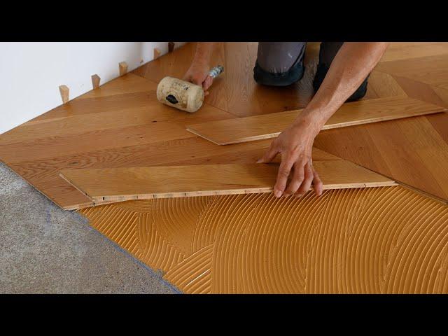 How To Install Chevron Parquet Flooring