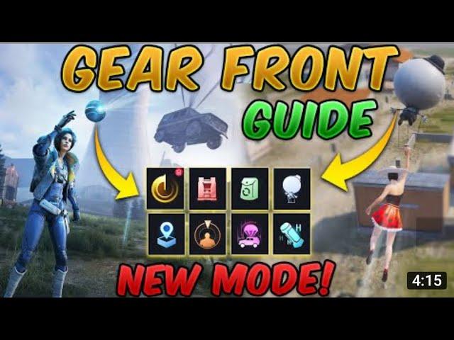 New Gear Front Mode (PUBG Mobile) Guide/Tutorial (Tips & Tricks) Best Skills?