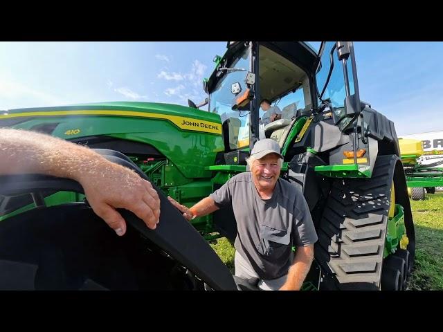 Larson Farms Planting Tractor at Farm Fest