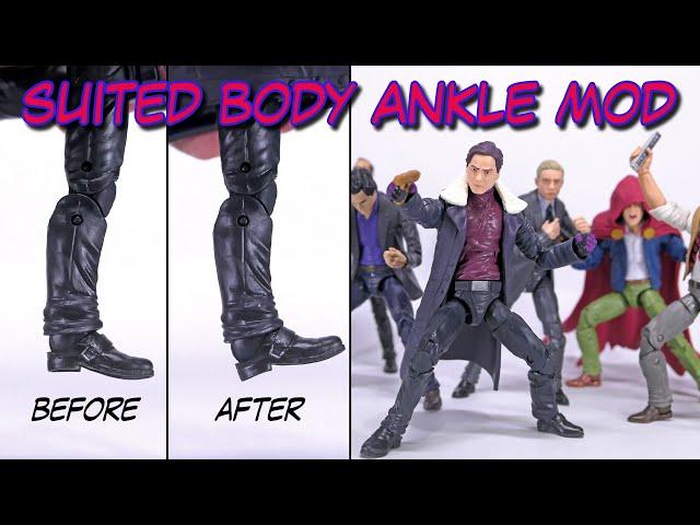 Baron Zemo Suited Body Ankle Modification Hasbro Marvel Legends