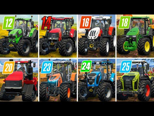 Fs12 Vs Fs14 Vs Fs16 Vs Fs18 Vs Fs20 Vs Fs23 Vs Fs24? Vs Fs25? | Tractor | Timelapse