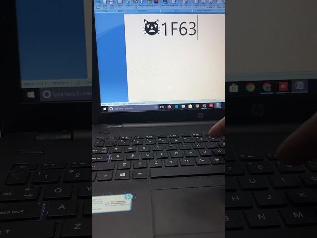 Ms word cat emoji symbols shortcut key #mswordtricks