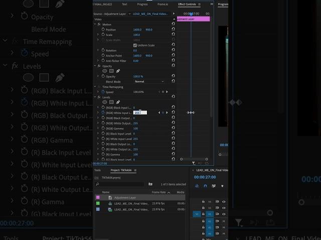 Film flash transition in Premiere Pro