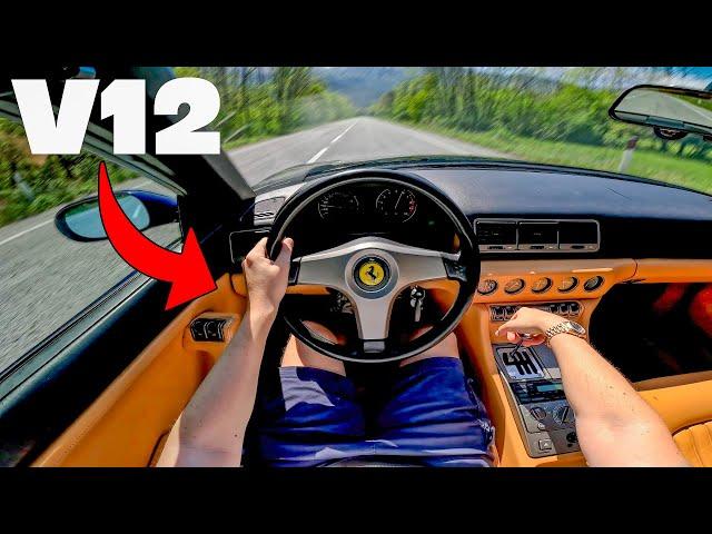 Questo SOUND è ILLEGALE  - Ferrari V12 con SCARICO DRITTO [Pov Test]