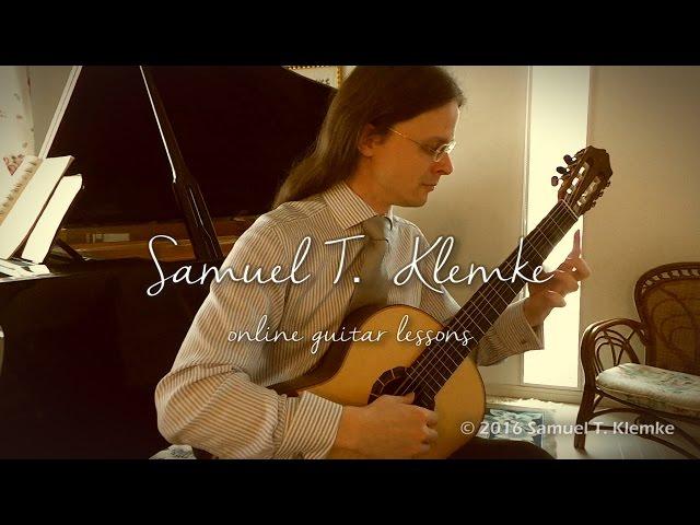 Samuel T. Klemke - Online guitar lessons