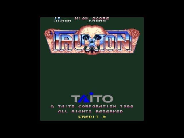 Truxton Part 1 of 3 1988 Taito Mame Retro Arcade Games