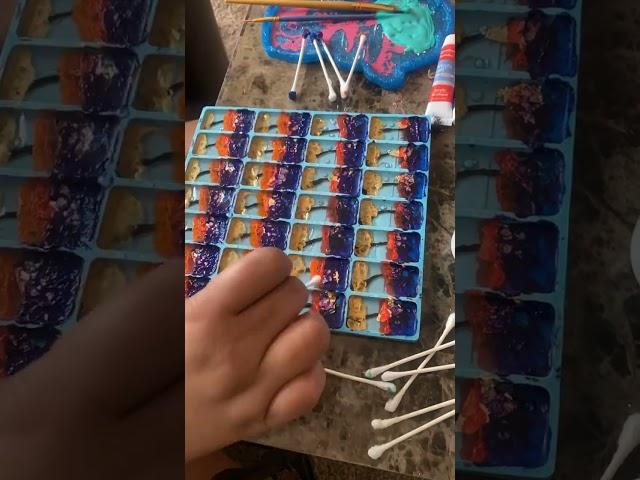 Trying to make a sunset #resin #smallbusiness #resinart #viralvideo #diy #resincrafts #fypシ゚viral