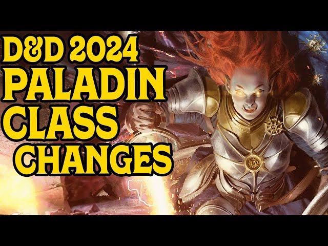 Paladin Class Changes in D&D  2024