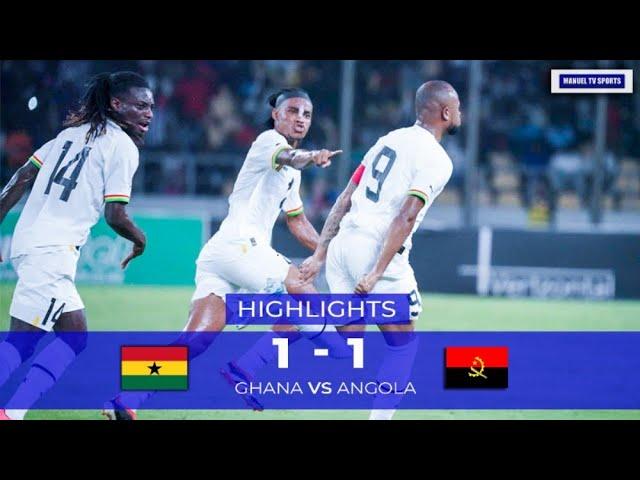 GHANA  VS ANGOLA(1-1)-EXTENDED MATCH HIGHLIGHTS & ALL GOALS-2025 AFCON QUALIFIERS