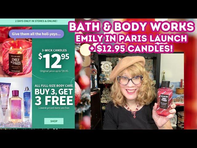Bath & Body Works Emily In Paris Launch + $12.95 Candles!