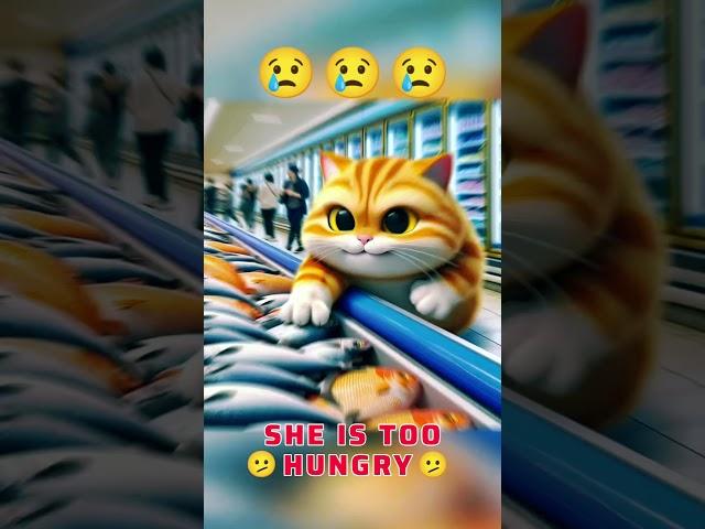 Poor Cat So Hungry    #shorts #stories