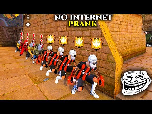 Garena Free fire No Internet Prank || Best Noob Prank | Nadiya ff