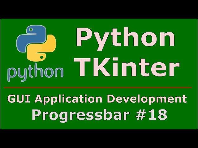 18 Python Tkinter Progress Bar