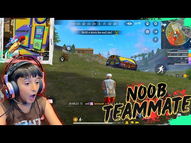 Mera Noobray Teammate | zero kill in BR Ranked FreeFire GamePlay | Intel i9 14900k